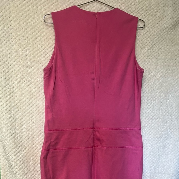 Doncaster Collection Sheath Dress Sleeveless V-Neck Pink Sz 10 - Picture 5 of 6